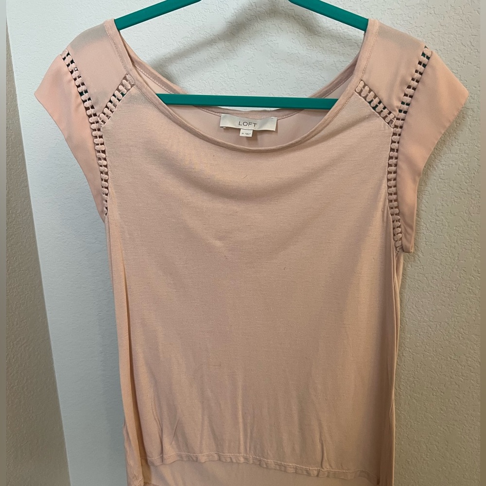 Loft rose short sleeve